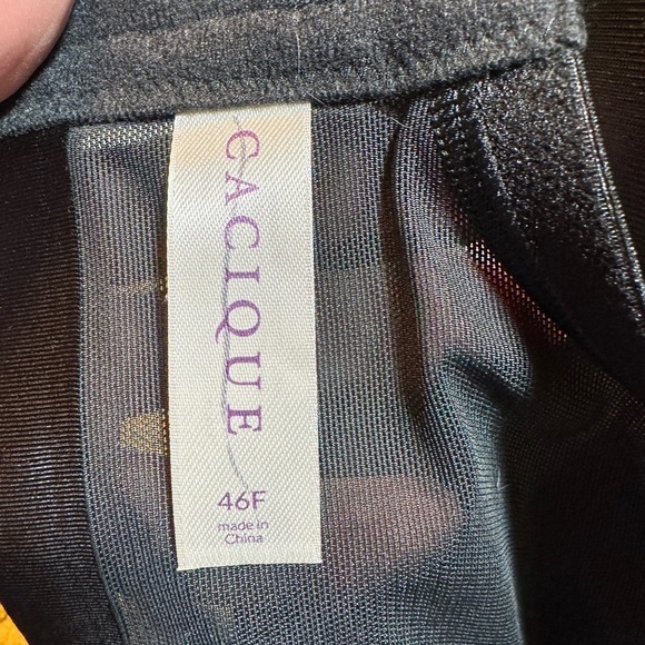 Cacique Satin Full Coverage Underwire Bra - Picture 8 of 9